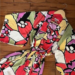 Natori Abstract Patterned Robe
